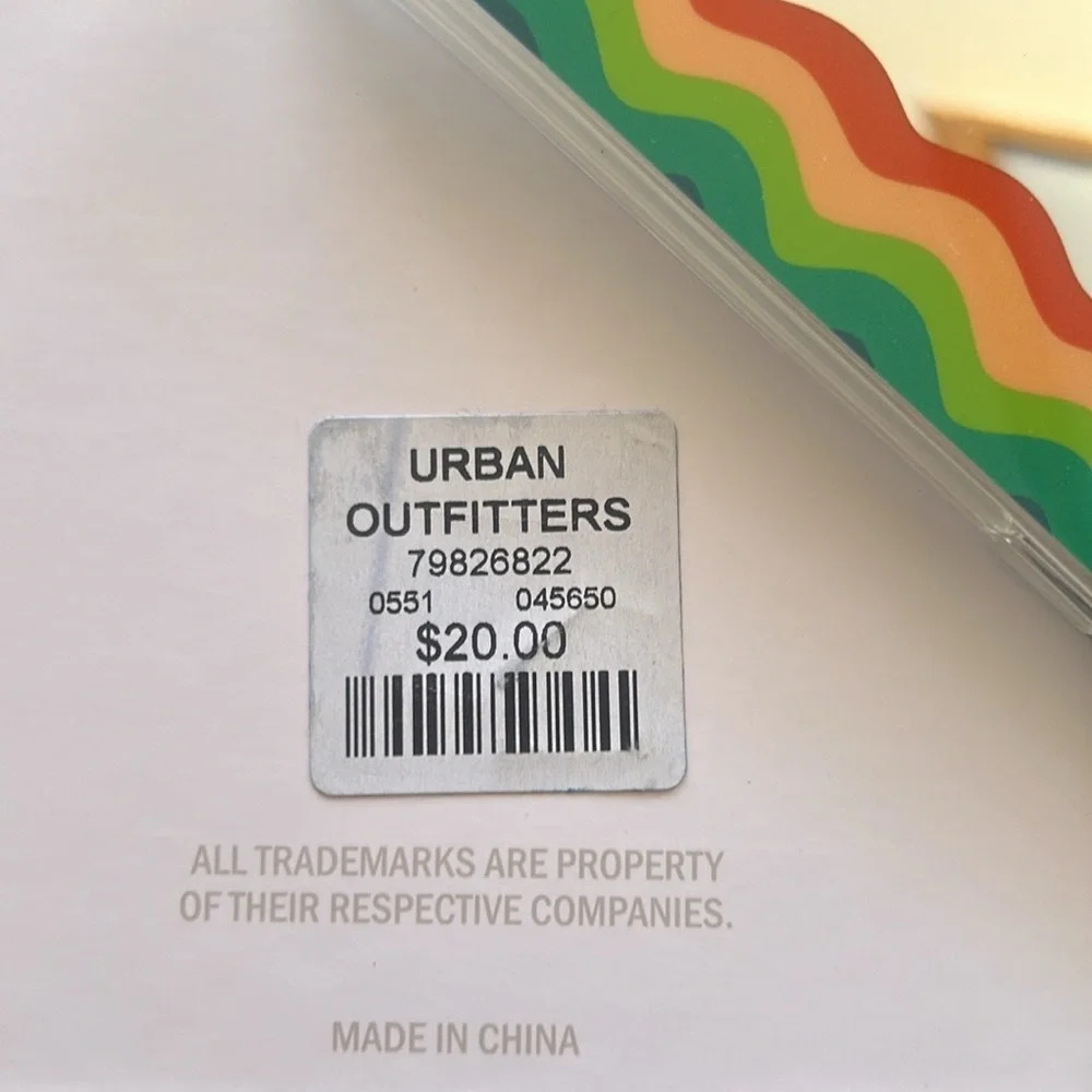 NWT Urban Outfitters IPhone 12 & 12 Pro Wavy Mirror Case